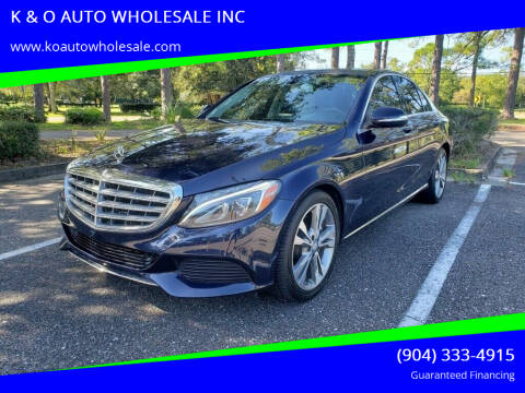 2015 Mercedes-Benz C-Class for sale at K & O AUTO WHOLESALE INC in Jacksonville FL