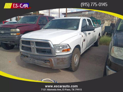 2011 RAM 2500 for sale at Escar Auto in El Paso TX