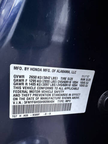 2017 Honda Pilot EX-L