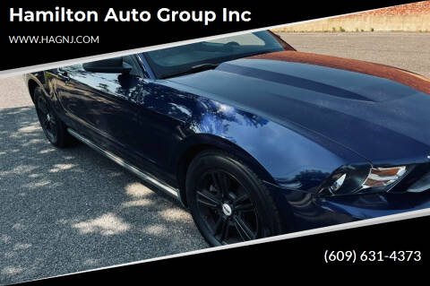 2011 Ford Mustang for sale at Hamilton Auto Group Inc in Hamilton Township NJ