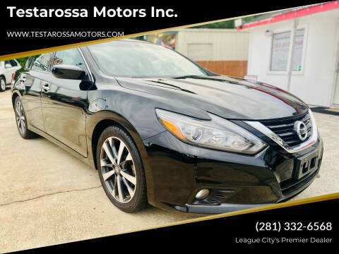 2017 Nissan Altima for sale at Testarossa Motors Inc. in League City TX