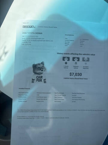 2006 Toyota Sienna