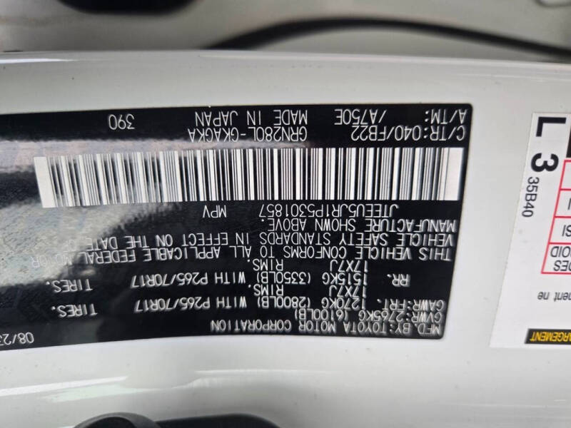 2023 Toyota 4Runner SR5