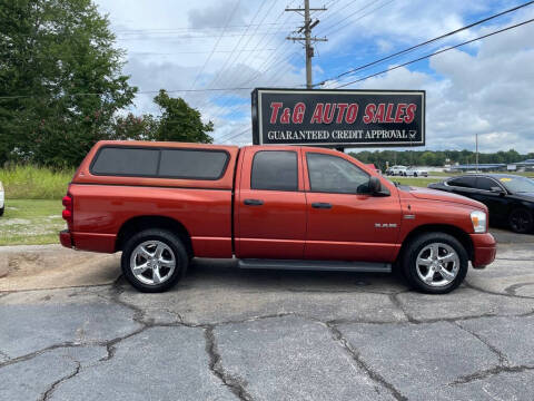 2008 Dodge Ram 1500 for sale at T & G Auto Sales in Florence AL