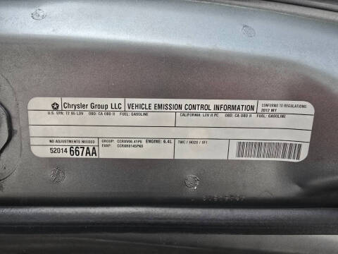 2012 Chrysler 300 SRT8