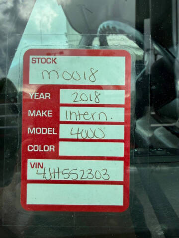 2018 International DuraStar 4300