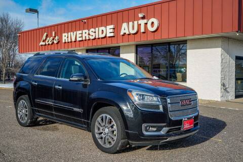 2014 GMC Acadia for sale at Lee's Riverside Auto in Elk River MN