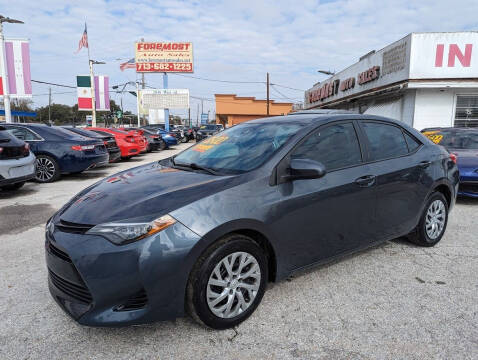 2019 Toyota Corolla for sale at Foremost Auto Sales in Houston TX