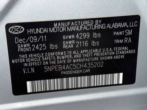 2012 Hyundai Sonata GLS