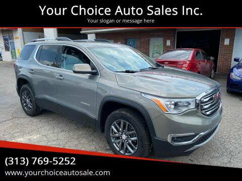 2019 GMC Acadia for sale at Your Choice Auto Sales Inc. in Dearborn MI