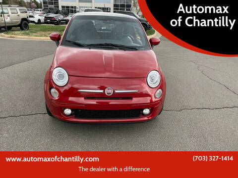2013 FIAT 500 for sale at Automax of Chantilly in Chantilly VA