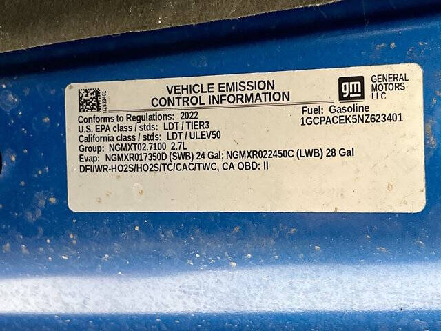2022 Chevrolet Silverado 1500