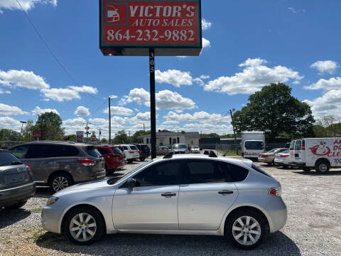 2008 Subaru Impreza for sale at Victor's Auto Sales in Greenville SC