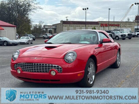 2002 Ford Thunderbird for sale at Muletown Motors - Vintage Cars in Columbia, TN