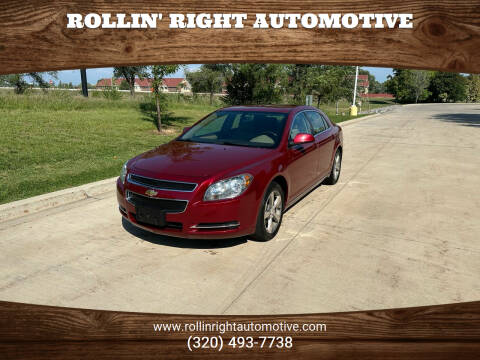 2009 Chevrolet Malibu for sale at Rollin' Right Automotive in Saint Cloud MN