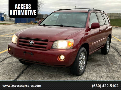 2005 Toyota Highlander for sale at ACCESS AUTOMOTIVE in Bensenville IL