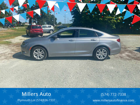 2015 Chrysler 200 for sale at Millers Auto in Knox IN