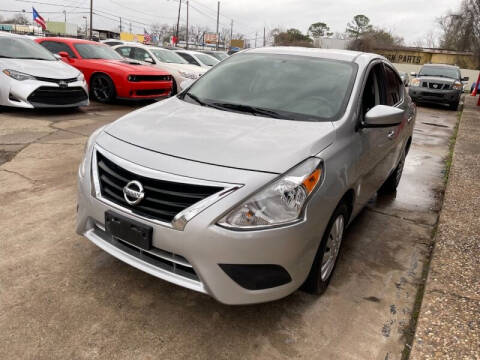 2019 Nissan Versa for sale at Sam's Auto Sales in Houston TX