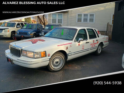 1992 Lincoln Town Car for sale at ALVAREZ BLESSING AUTO SALES LLC in Green Bay WI