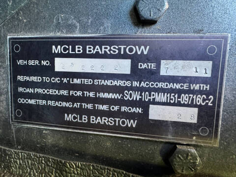 2005 AM General HMMWV