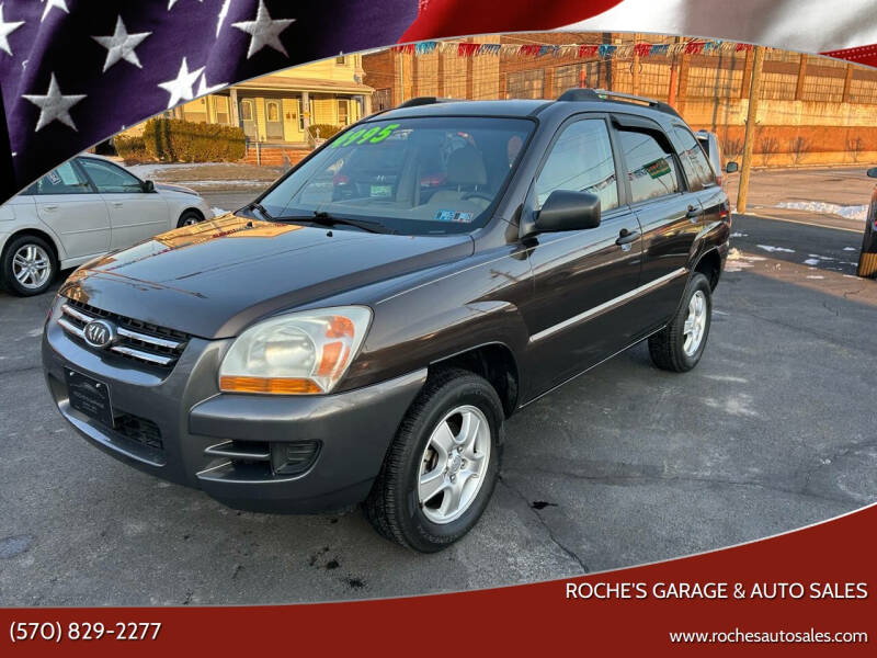 2007 Kia Sportage for sale at Roche's Garage & Auto Sales in Wilkes-Barre PA