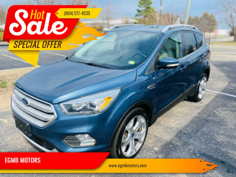 2018 Ford Escape for sale at EGMB MOTORS in Midlothian VA