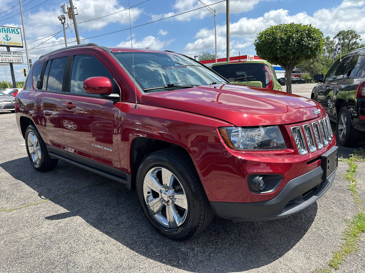 Red 2016 Jeep Compass Latitude 4x4 Latitude 4dr SUV 2