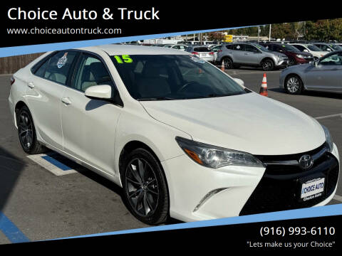 2015 Toyota Camry for sale at Choice Auto & Truck in Sacramento CA