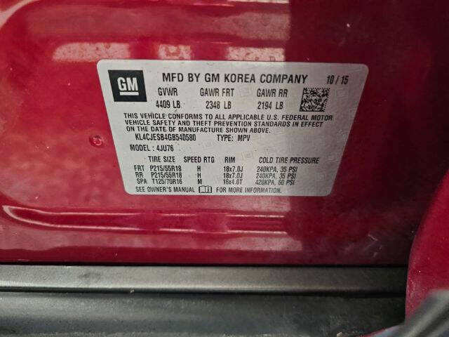 Dk. Red 2016 Buick Encore Base AWD Base 4dr Crossover 45