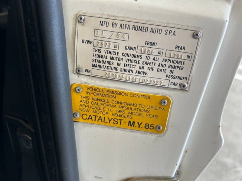 1985 Alfa Romeo Spider Veloce