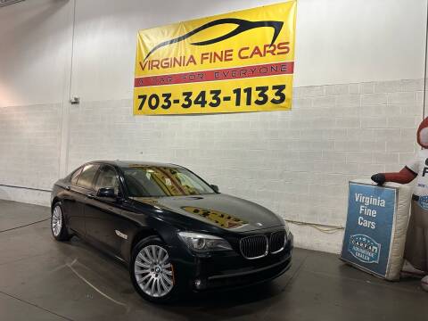 2012 BMW 7 Series for sale at Virginia Fine Cars in Chantilly VA
