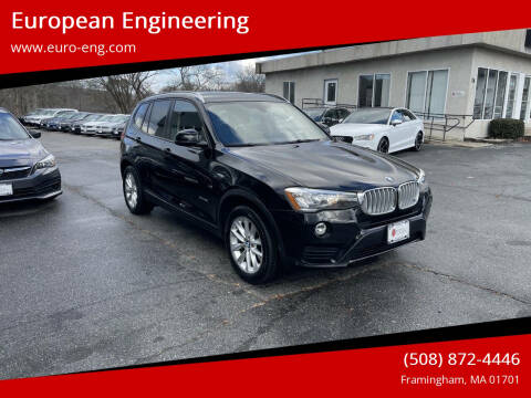 2015 BMW X3 for sale at European Engineering in Framingham MA