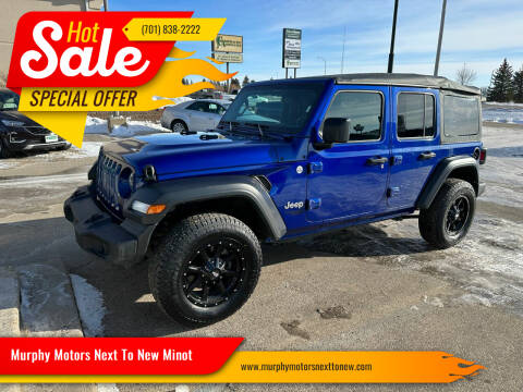 2020 Jeep Wrangler Unlimited for sale at Murphy Motors Next To New Minot in Minot ND