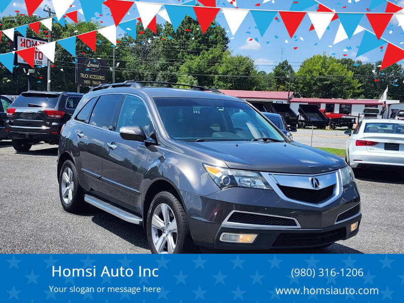 2012 Acura MDX for sale at Homsi Auto Inc in Kannapolis NC