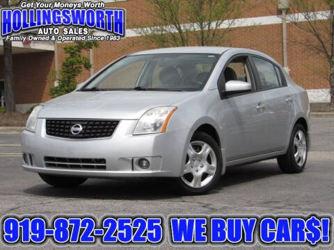 2009 Nissan Sentra for sale at Hollingsworth Auto Sales in Raleigh NC