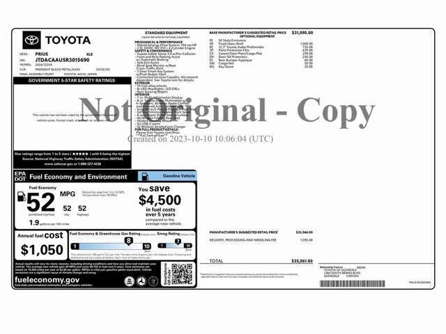 2024 Toyota Prius XLE