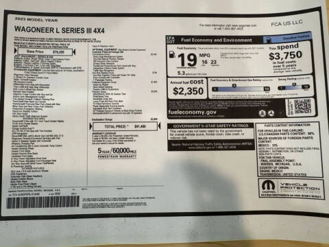2023 Jeep Wagoneer L Series III