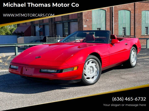 1991 Chevrolet Corvette for sale at Michael Thomas Motor Co in Saint Charles MO