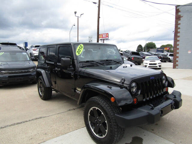 2012 Jeep Wrangler Unlimited for sale at Joe s Preowned Autos in Moundsville, WV