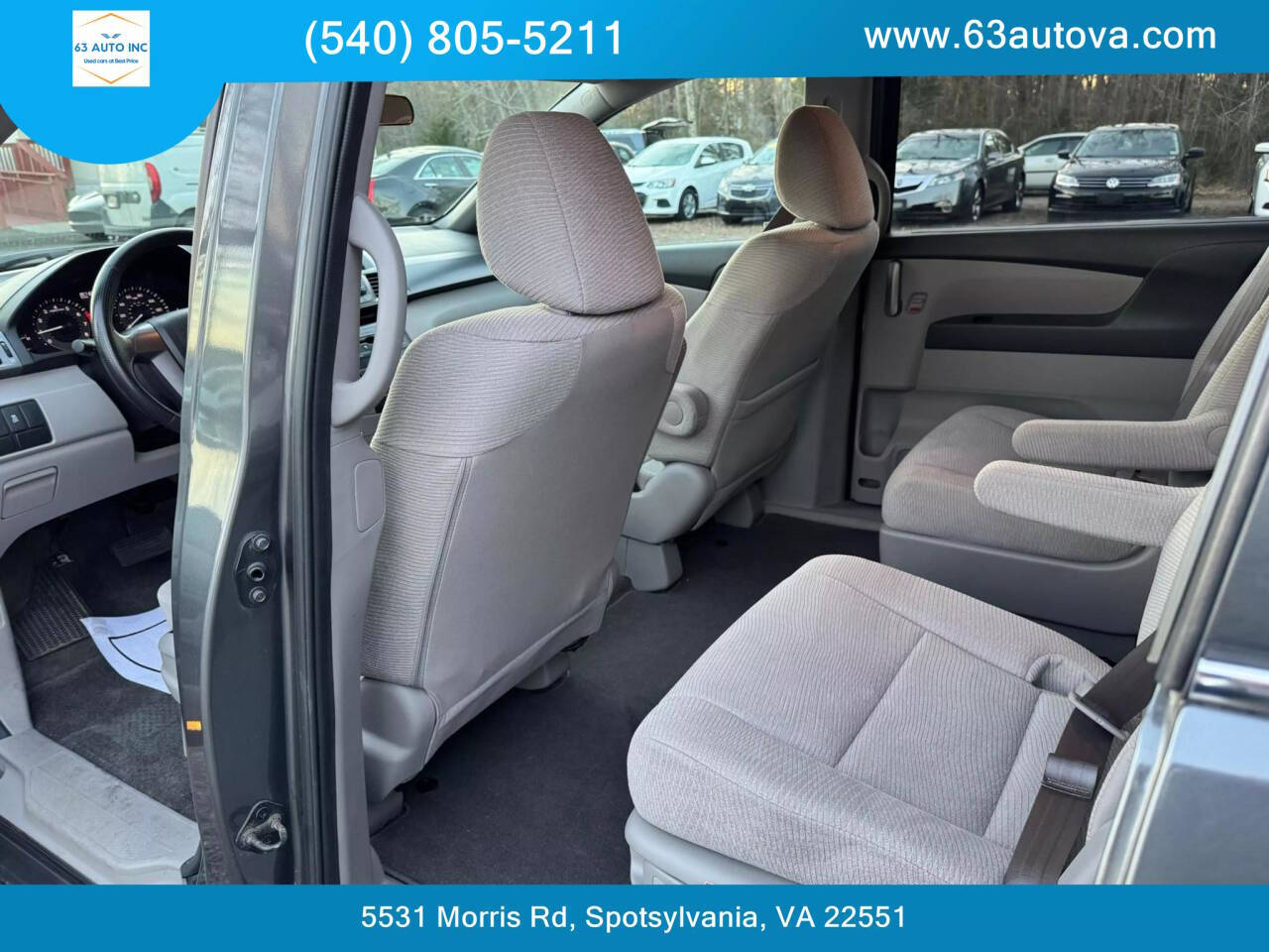 2012 Honda Odyssey for sale at 63 Auto Inc in Spotsylvania, VA