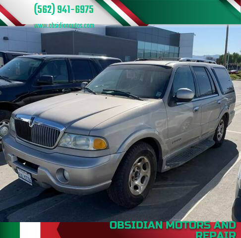 2002 Lincoln Navigator for sale at Obsidian Motors And Repair in Whittier CA