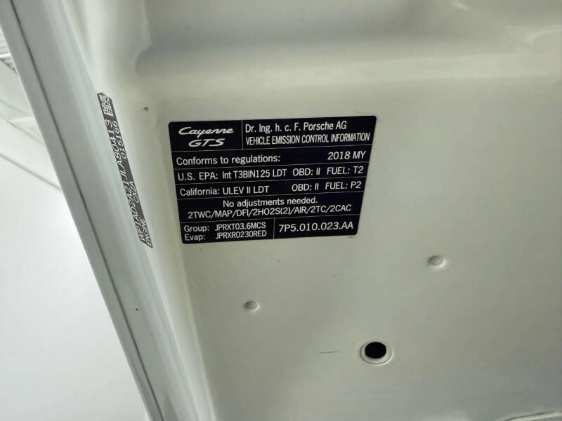 2018 Porsche Cayenne GTS