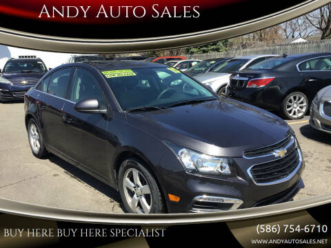 2015 Chevrolet Cruze for sale at Andy Auto Sales in Warren MI