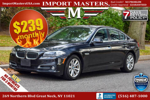 2016 BMW 5 Series for sale at Import Masters in Great Neck NY