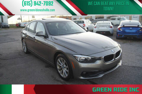 2016 BMW 3 Series for sale at Green Ride Inc in Nashville TN