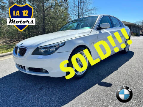 2009 BMW 5 Series for sale at LA 12 Motors in Durham NC