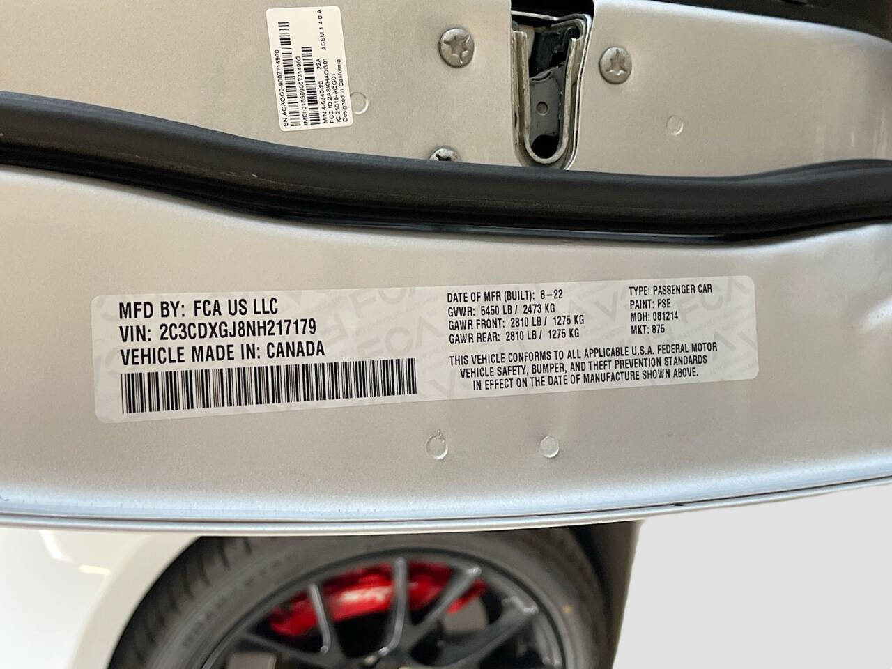 Lt. Gray 2022 Dodge Charger Scat Pack 32