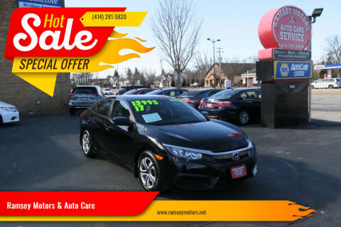 2017 Honda Civic for sale at Ramsey Motors & Auto Care in Milwaukee WI