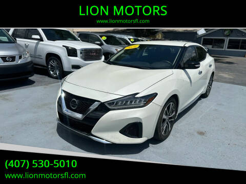 2019 Nissan Maxima for sale at LION MOTORS in Orlando FL
