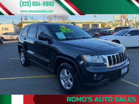 2012 Jeep Grand Cherokee for sale at ROMO'S AUTO SALES in Los Angeles CA